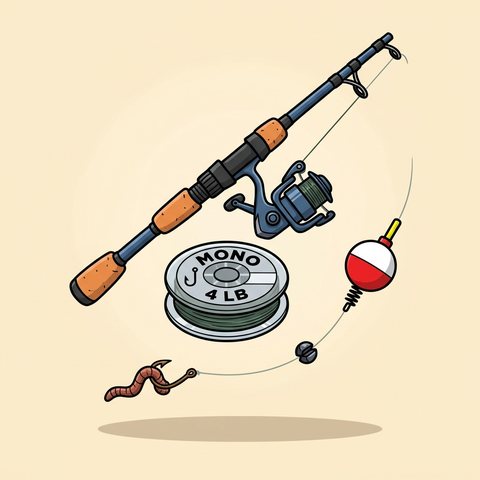 Zebco 33 spincast rod and reel combo