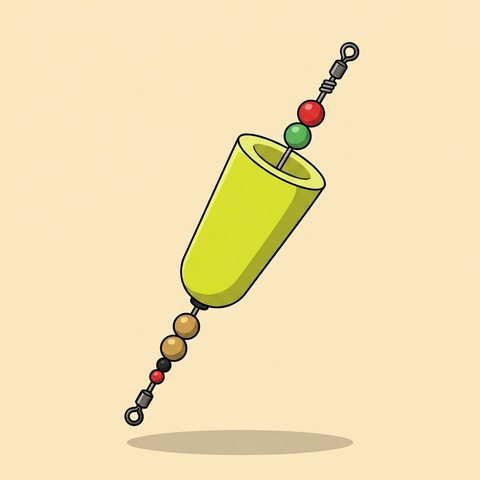 Weighted popping corks, saltwater